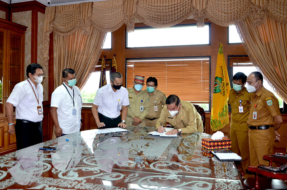 Penandatanganan Naskah dan BAST Hibah Barang Milik Negara